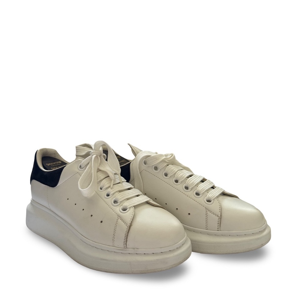 Alexander McQueen Cream and Black Sneakers